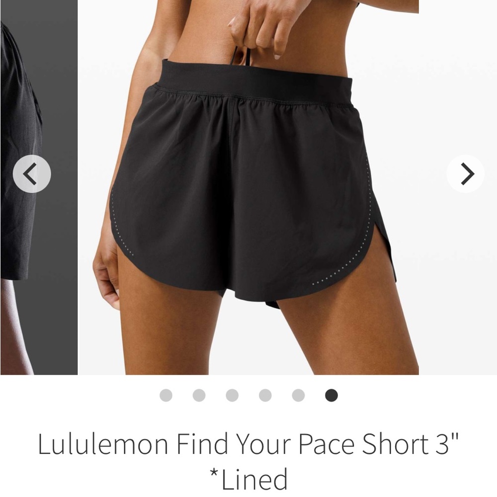 find your pace lined short